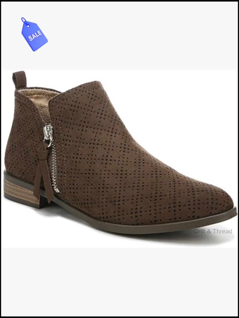 Women's Ankle Booties with Side Zip Comfortable Microfiber